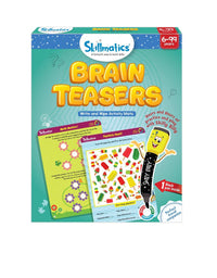 Skillmatics Educational Game: Brain Games | Reusable Activity Mats with Dry Erase Marker | Gifts, Travel Toy & Learning Tools for Ages 6 and Up
