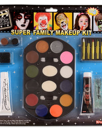 Kangaroo Super Jumbo Value Deluxe Family Makeup Kit; Halloween Makeup
