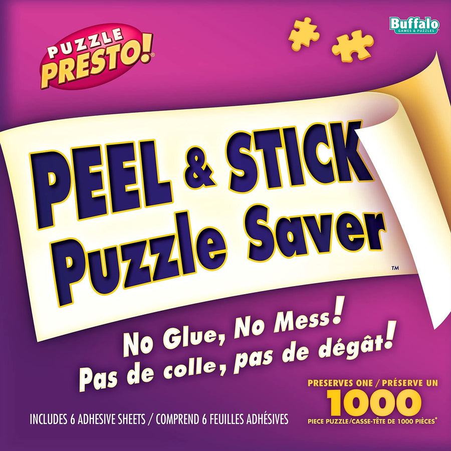 Puzzle Presto! Peel & Stick Puzzle Saver: The Original and Still the Best Way to Preserve Your Finished Puzzle!