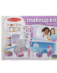 Melissa & Doug Love Your Look Pretend Makeup Kit Play Set – 16 Pieces for Mess-Free Pretend Makeup Play (Does NOT Contain Real Cosmetics)
