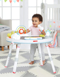 Skip Hop Baby Activity Center: Interactive Play Center with 3-Stage Grow-with-Me Functionality, 4mo+, Silver Lining Cloud
