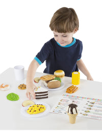 Melissa & Doug Food Fun Combine & Dine Dinners - Blue
