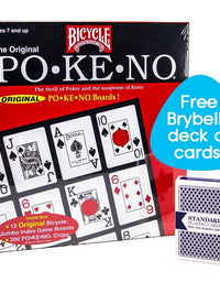 Bicycle Po-Ke-No with Deck of Brybelly Playing Cards, Red
