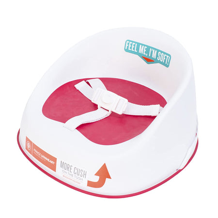 Prince Lionheart Booster Squish Seat, Flashbulb Fuchsia