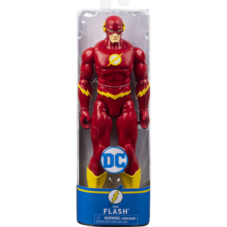 BATMAN DC Comics, 12-Inch THE FLASH Action Figure, Kids Toys for Boys Grey