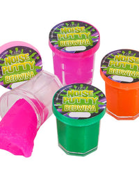 Mini Noise Putty Slime - (Pack of 48) Slime Party Favors Sludge for Kids All Ages, Boys & Girls, Bulk Neon Silly Noise Putty for Goodie Bag Party Supplies, Stocking Stuffers
