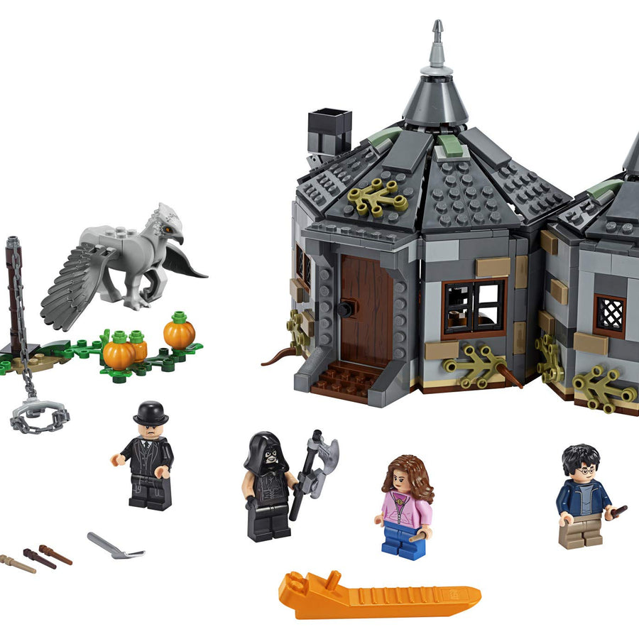 LEGO Harry Potter Hagrid's Hut: Buckbeak's Rescue 75947 Toy Hut Building Set from The Prisoner of Azkaban Features Buckbeak The Hippogriff Figure (496 Pieces)