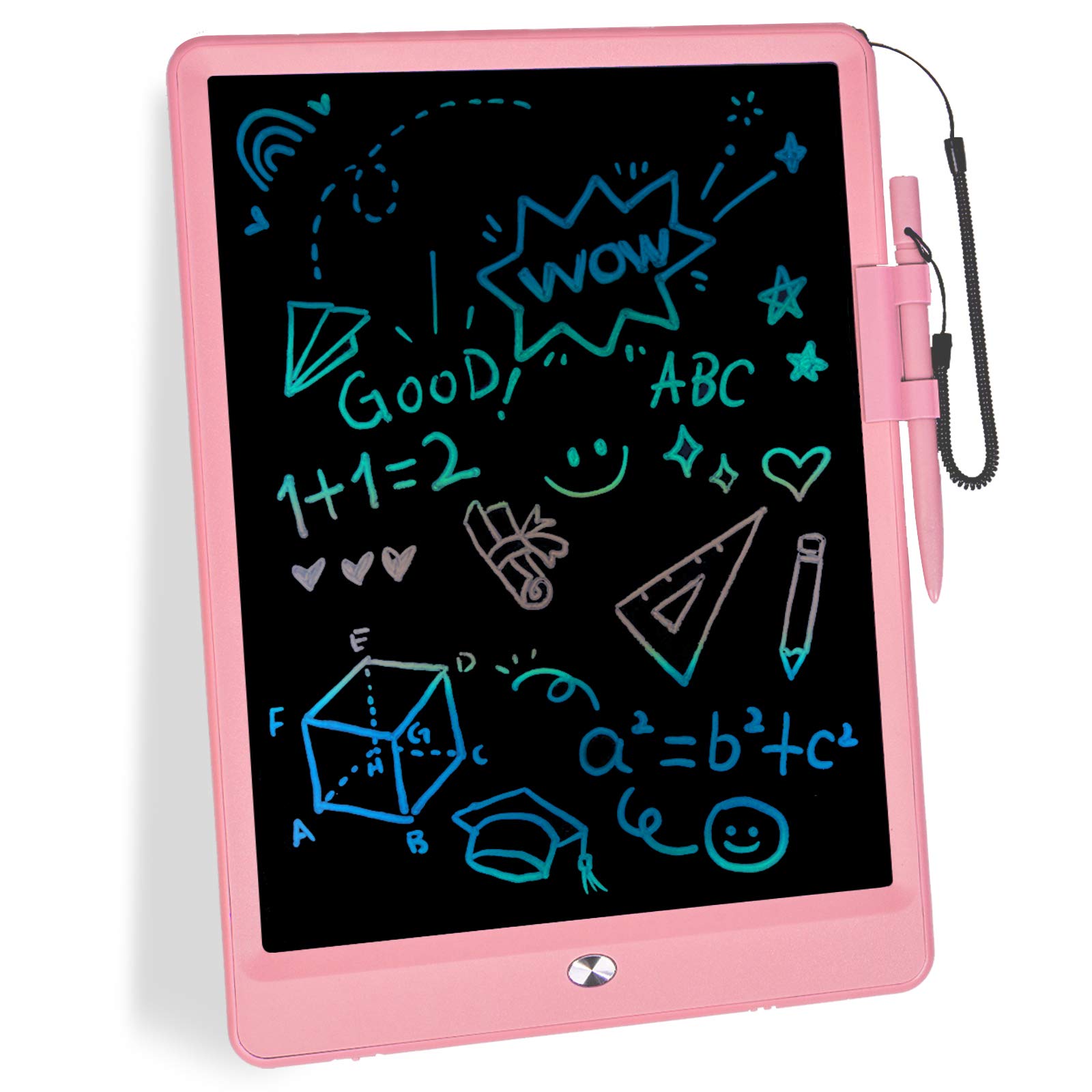 mloong LCD Writing Tablet,10 Inch Drawing Tablet Kids Tablets Doodle Board Electronic Digital Drawing Board for Adults and Kids Ages 3+ (Pink)