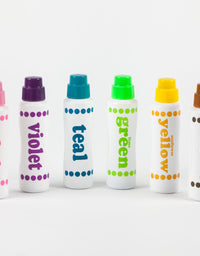 Do A Dot Art! Markers Brilliant Washable 6 pack, The Original Dot Marker
