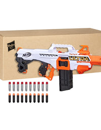 NERF Ultra Select Fully Motorized Blaster, Fire for Distance or Accuracy, Includes Clips and Darts, Compatible Only Ultra Darts

