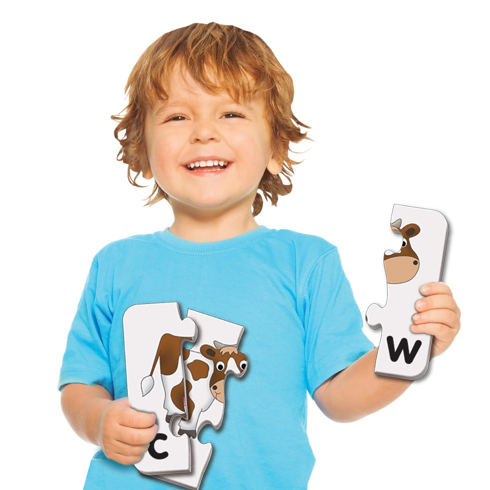 The Learning Journey: Match It! - Spelling - 20 Piece Self-Correcting Spelling Puzzle for Three and Four Letter Words with Matching Images - Learning Toys for 4 Year Olds - Award Winning Toys