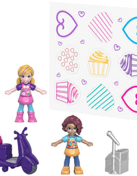 Polly Pocket Pocket World Cupcake Compact with Surprise Reveals, Micro Dolls & Accessories [Amazon Exclusive], multicolor, standard (FRY36)
