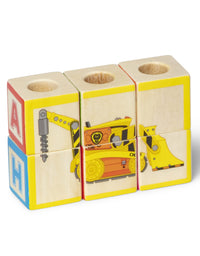 Melissa & Doug PAW Patrol Wooden ABC Block Truck (33 Pieces)
