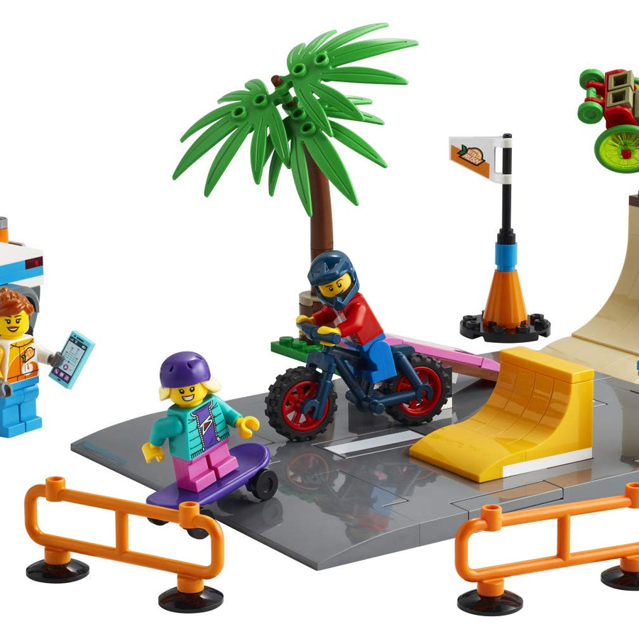 LEGO City Skate Park 60290 Building Kit; Cool Building Toy for Kids, New 2021 (195 Pieces)