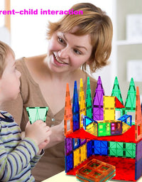Magnetic Tiles Building Blocks STEM Magnet Blocks Toys for 3+ Year Old Boys and Girls,Educational Toy Gifts for Toddlers Kids Develop Children's Ability to Observe,Imagine,Practice.
