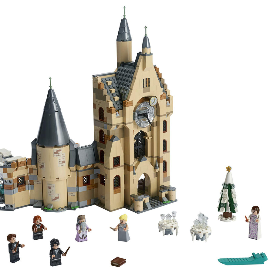LEGO Harry Potter Hogwarts Clock Tower 75948 Build and Play Tower Set with Harry Potter Minifigures, Popular Harry Potter Gift and Playset with Ron Weasley, Hermione Granger and More (922 Pieces)