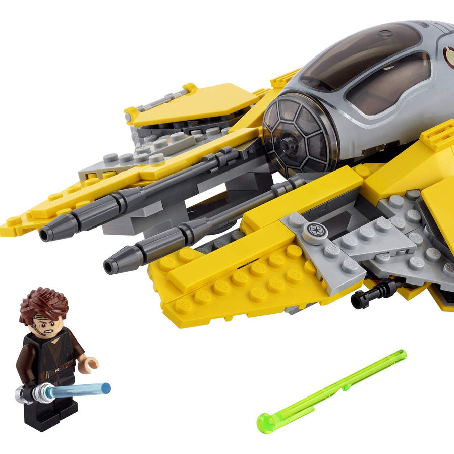 LEGO Star Wars Anakin’s Jedi Interceptor 75281 Building Toy for Kids, Anakin Skywalker Set to Role-Play Star Wars: Revenge of The Sith and Star Wars: The Clone Wars Action (248 Pieces)