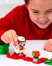 LEGO Super Mario Fire Mario Power-Up Pack 71370; Building Kit for Creative Kids to Power Up The Mario Figure in The Adventures with Mario Starter Course (71360) Playset (11 Pieces)
