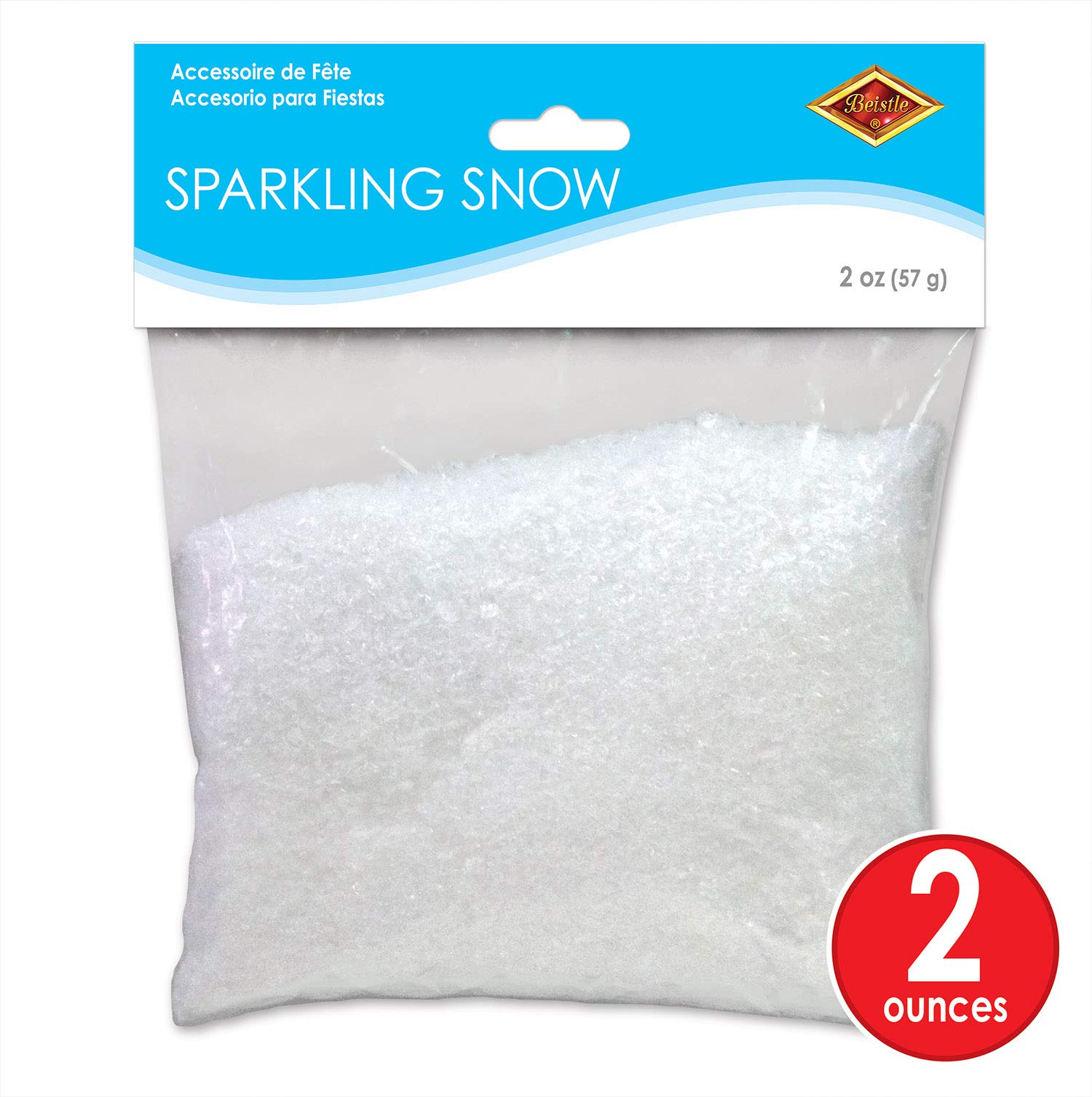 Beistle Sparkling Snow, 2-Ounce