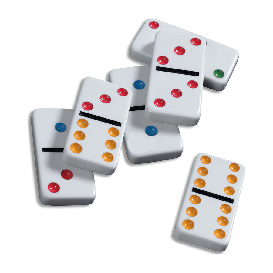 Double Twelve Mexican Train Dominoes in Tin