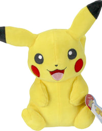 Pokemon Official & Premium Quality 8-Inch Pikachu Plush - Adorable, Ultra-Soft, Plush Toy, Perfect for Playing & Displaying - Gotta Catch ‘Em All , Yellow
