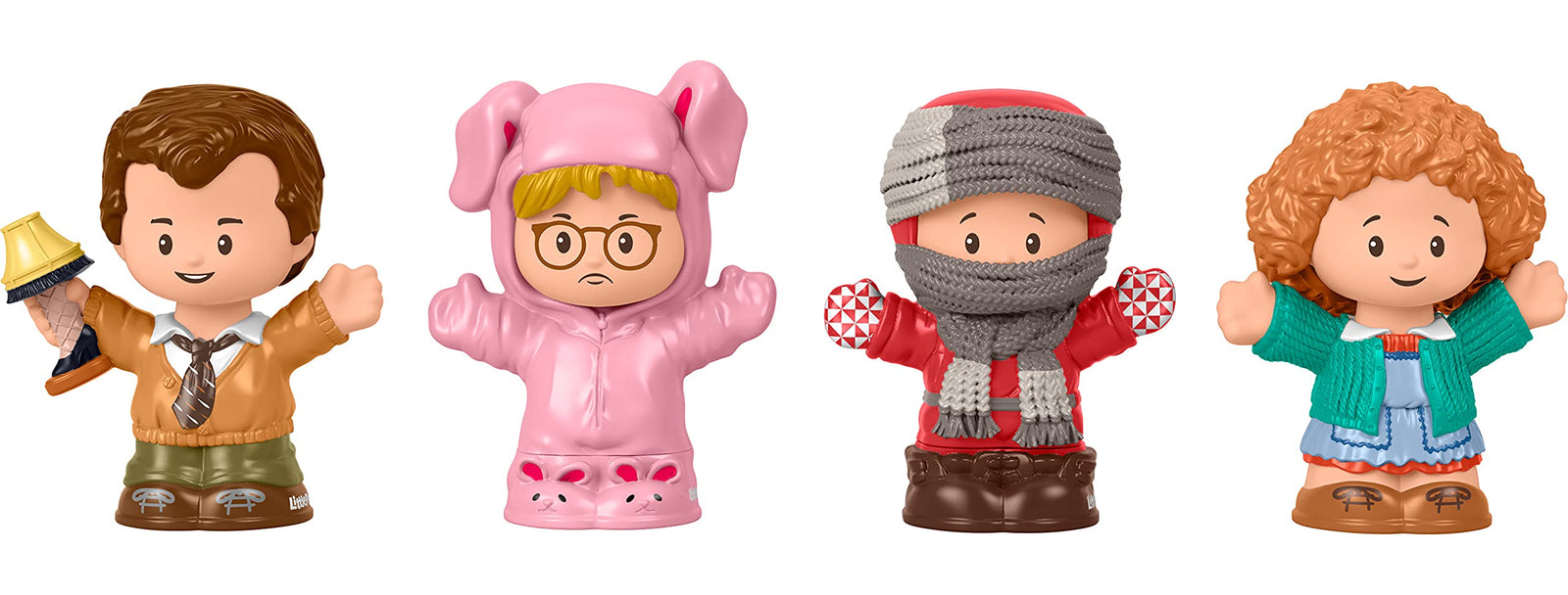 Fisher-Price Little People Collector A Christmas Story, Special Edition Figure Set with 4 Characters from The Classic Holiday Movie