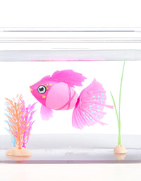 Little Live Pets - Lil' Dippers Fish Tank: Splasherina| Interactive Toy Fish & Tank , Magically Comes Alive in Water, Feed and Swims Like A Real Fish
