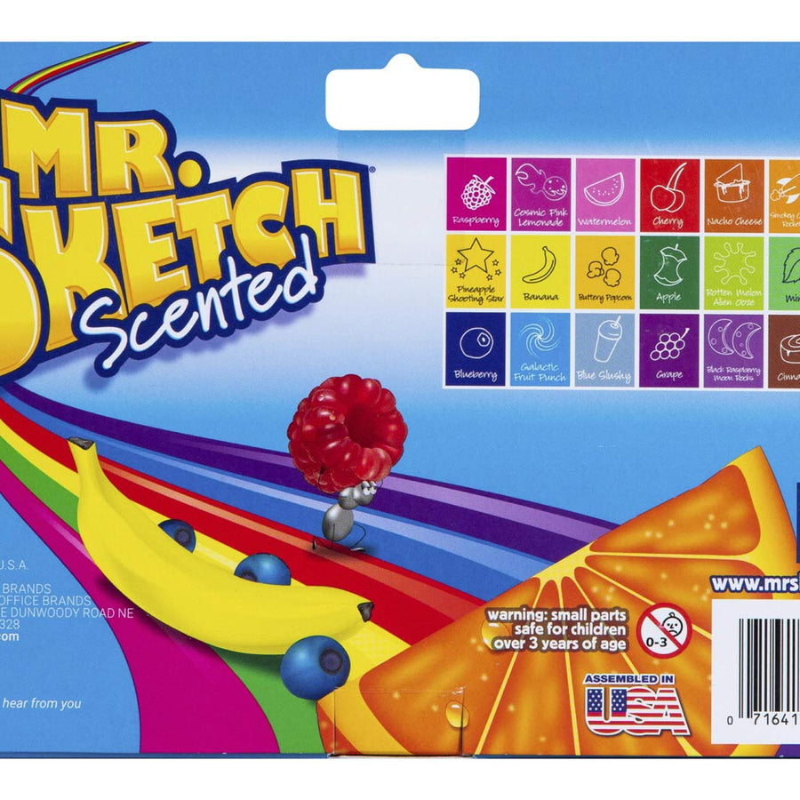 Mr. Sketch Chiseled Tip Marker, 2054594, 22 Assorted Scented Markers