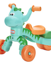 Little Tikes Go and Grow Dino Indoor Outdoor Ride On Toy Trike for Preschool Kids - Toddlers Dinosaur Inspired Toys and Toddler Trike to Develop Motor Skills for Boys Girls Age 1-3 Years
