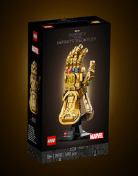 LEGO Marvel Infinity Gauntlet 76191 Collectible Building Kit; Thanos Right Hand Gauntlet Model with Infinity Stones (590 Pieces)
