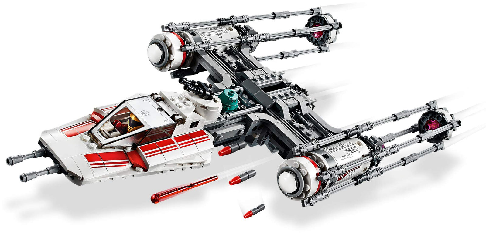 LEGO Star Wars: The Rise of Skywalker Resistance Y-Wing Starfighter 75249 New Advanced Collectible Starship Model Building Kit (578 Pieces)