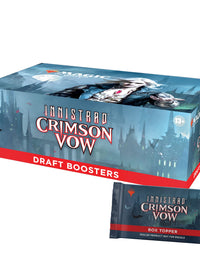 Magic: The Gathering Innistrad: Crimson Vow Draft Booster Box | 36 Packs + Dracula Box Topper (541 Magic Cards)
