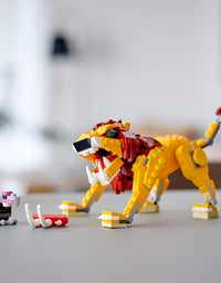 LEGO Creator 3in1 Wild Lion 31112 3in1 Toy Building Kit Featuring Animal Toys for Kids, New 2021 (224 Pieces)
