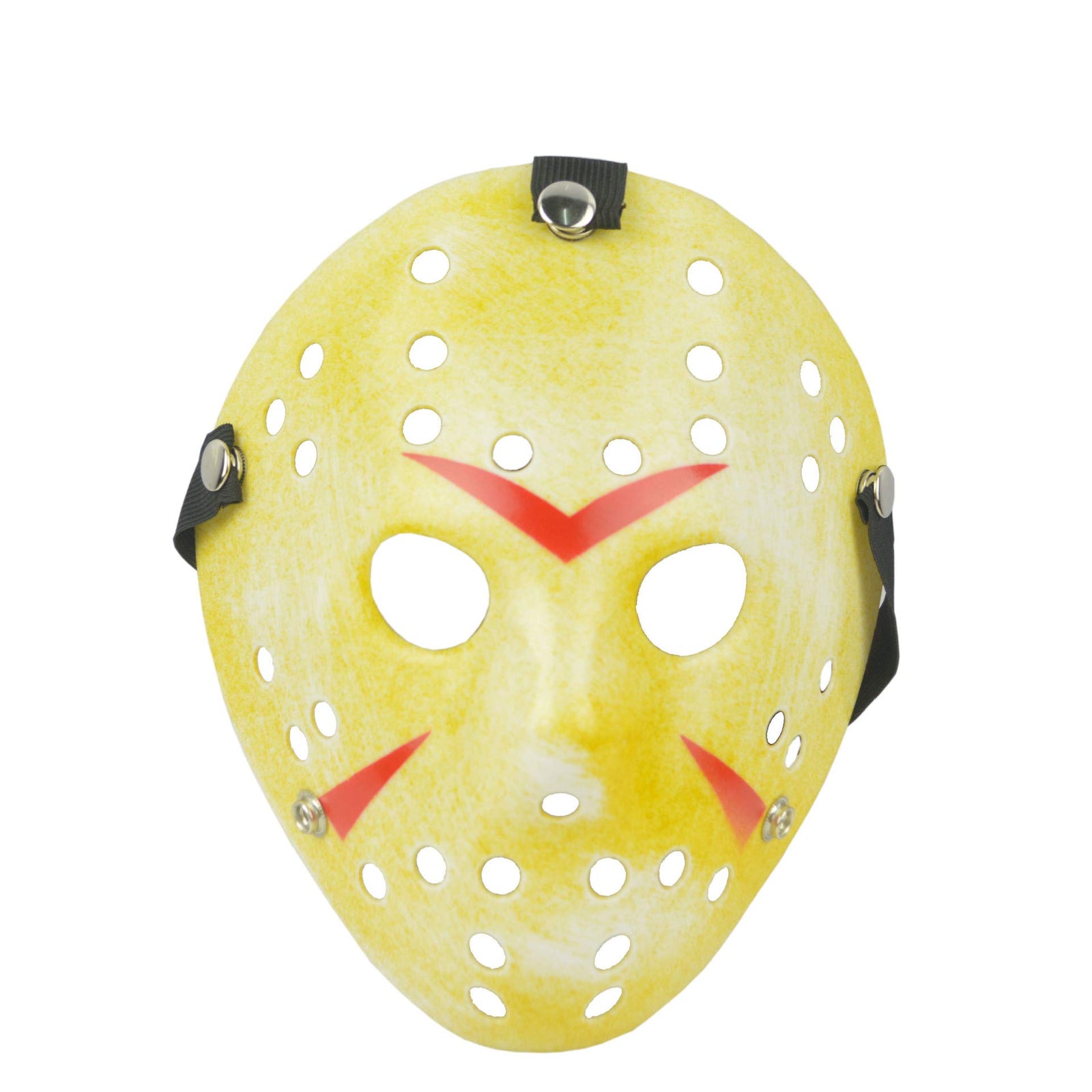IronBuddy 3Pcs Jason Hockey Mask Costume Mask Prop for Cosplay Masquerade Party Halloween Decorations Dress Up
