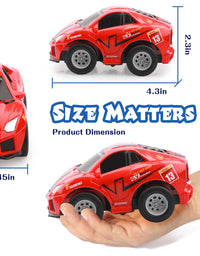 Toys for 2-5 Year Old Boys,Mini Remote Control Car,Toddler Toys Age 2-4,RC Car for Kids,Car Toys for Boys 3-5 Year Old,Gifts for 2 3 4 5 Year Old Boys Girls Birthday,Red
