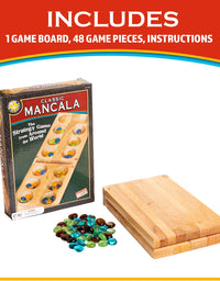 Classic Mancala - Fun Board Game for Friends and Family - Timeless Strategy Game
