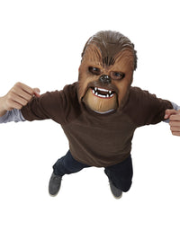 Star Wars Movie Roaring Chewbacca Wookiee Sounds Mask, Funny GRAAAAWR Noises, Sound Effects, Ages 5 and up, Brown (Amazon Exclusive)
