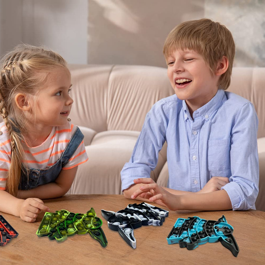 LAVONE Fidget Toys, Push Bubble Fidgets Sensory Toy, Stress Relief Pop Fidget Toy for Kids Adults - Olive Drab