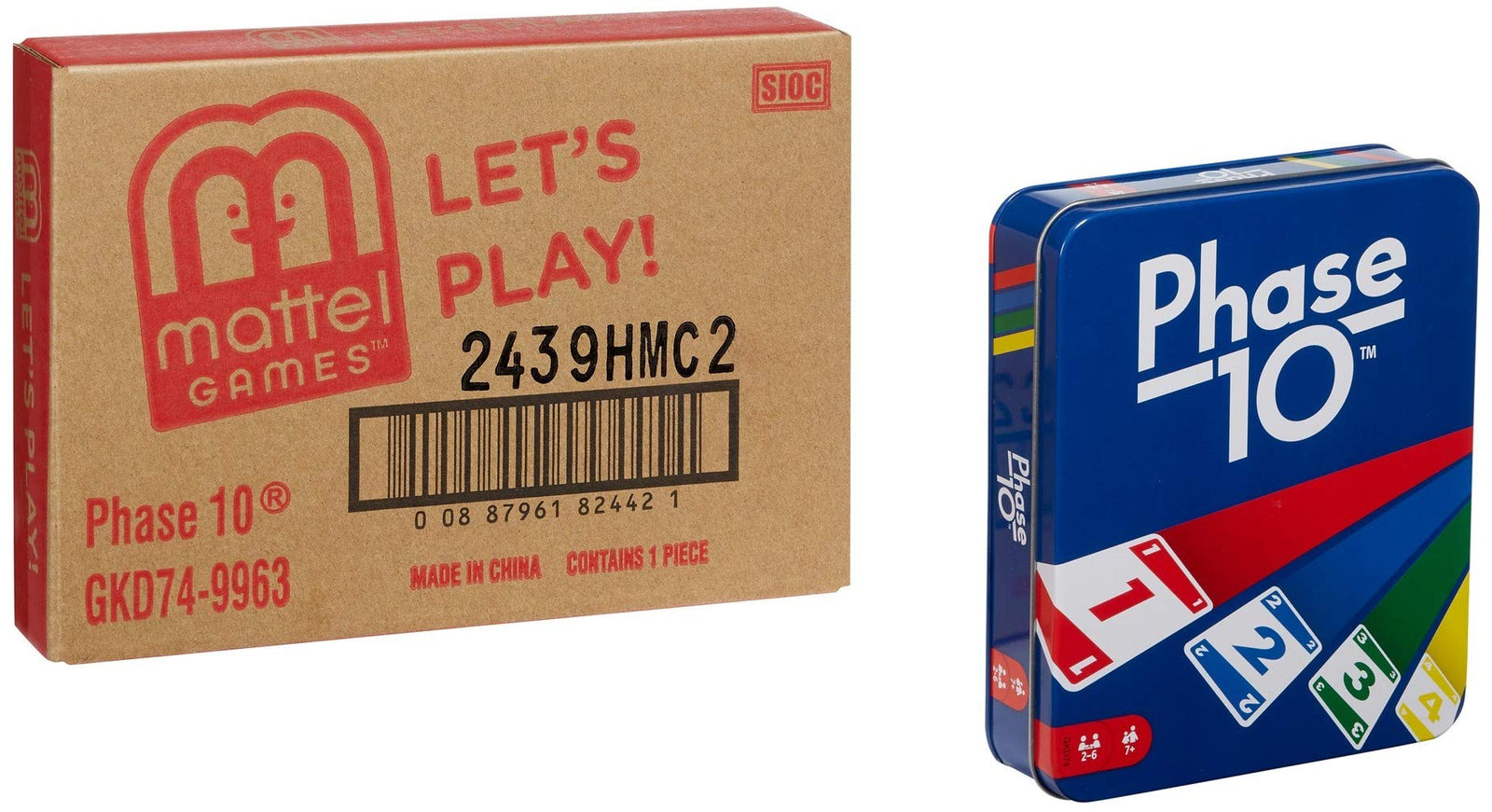 Phase 10 Card Game with 108 Cards, Makes a Great Gift for Kids, Family or Adult Game Night, Ages 7 Years and Older [Amazon Exclusive]