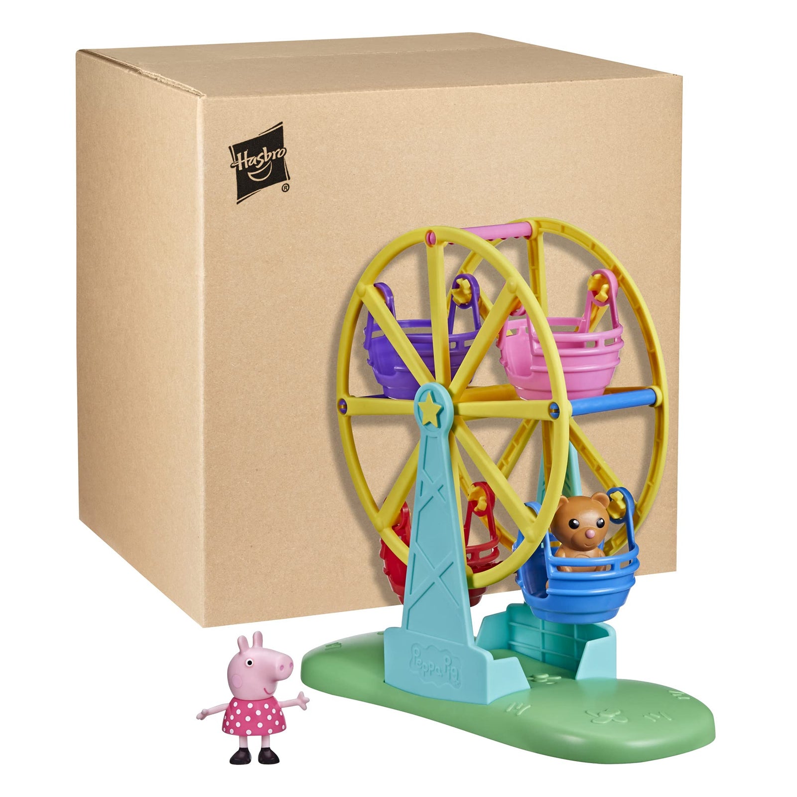 Hasbro Peppa Pig Peppa’s Adventures Peppa’s Ferris Wheel Playset Preschool Toy, with Peppa Pig Figure and Accessory for Kids Ages 3 and Up