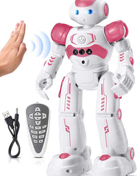 KingsDragon RC Robot Toys for Kids, Gesture & Sensing Programmable Remote Control Smart Robot for Age 3 4 5 6 7 8 Year Old Boys Girls Birthday Gift Present
