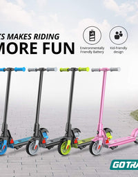 Gotrax GKS Electric Scooter for Kids Age of 6-12, Kick-Start Boost and Gravity Sensor Kids Electric Scooter, 6" Wheels UL Certified E Scooter
