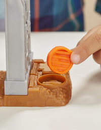 Play-Doh Wheels Gravel Yd Construction Toy with Non-Toxic Pavement Buildin' Compound Plus 3 Additional Colors
