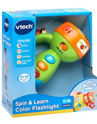 VTech Spin and Learn Color Flashlight Amazon Exclusive, Lime Green
