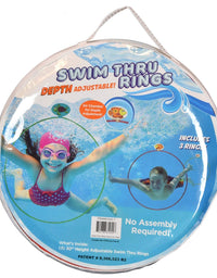 Water Sports 81055-7 Swim Thru Rings Assorted Pack
