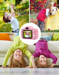 ASIUR Digital Camera for Kids, 1080P FHD Kid Digital Video Camera Children Camera with 32GB SD Card for 3-10 Years Girls
