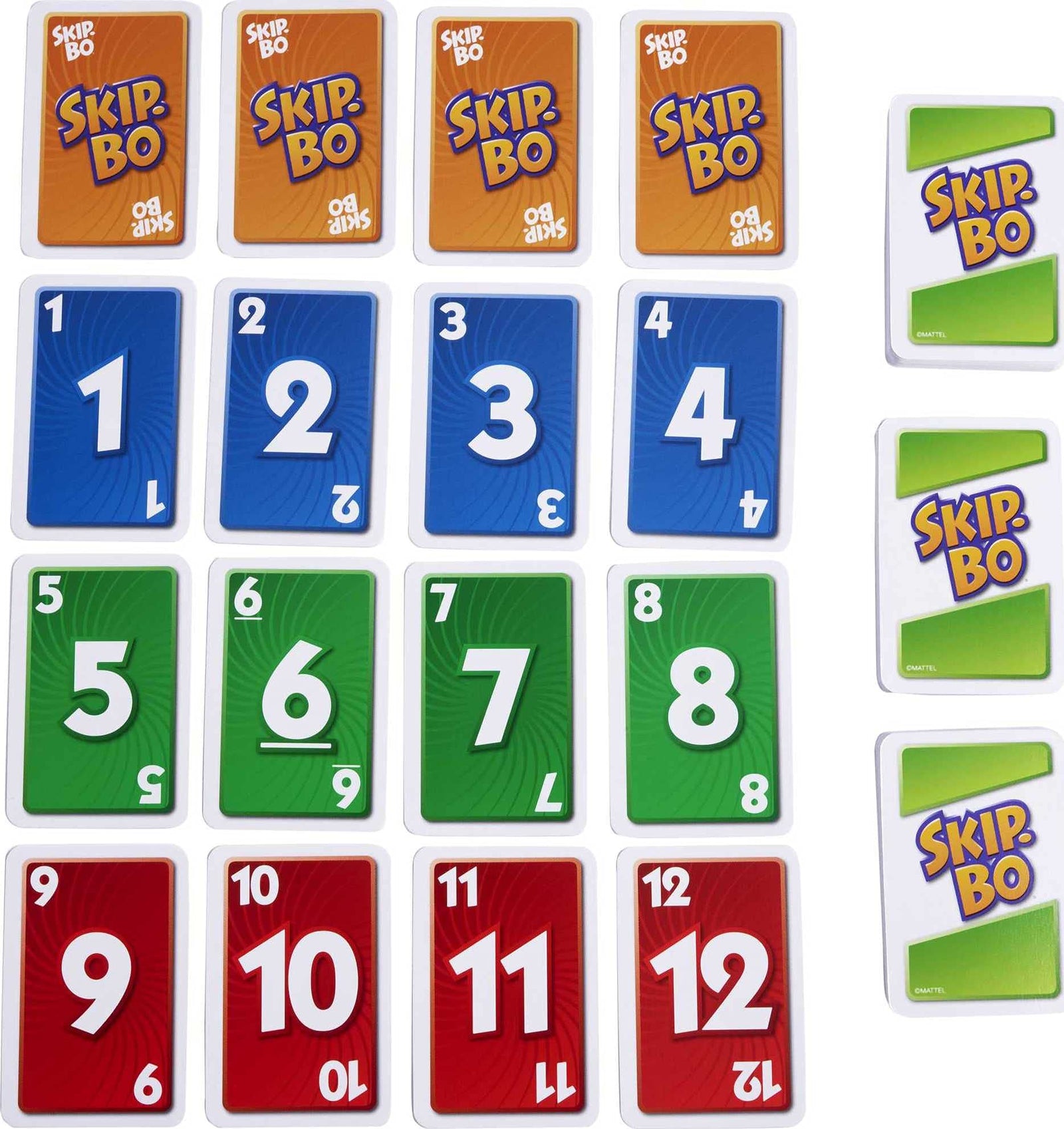 Skip Bo Card Game in Decorative Tin with 162 Cards, Sequencing Family Game for 2 to 6 Players, Kids Gift for Ages 7 Years & Older [Amazon Exclusive]