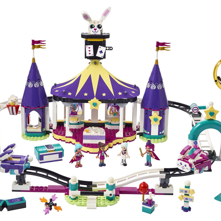 LEGO Friends Magical Funfair Roller Coaster 41685 Building Kit; Pretend Playset for Kids Who Love Theme Park Toys; New 2021 (974 Pieces)