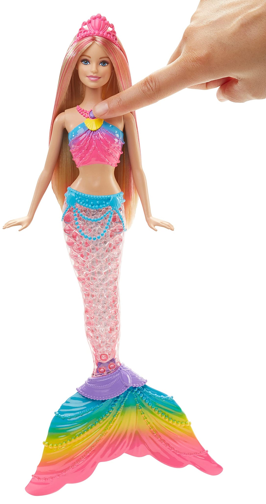 Barbie Doll Mermaid with Light-up Tail! [Amazon Exclusive] , Blonde