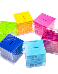 6 Pack Money Maze Puzzle Gift Boxes, A Fun Unique Way to Give Gifts for People You Love, Great for Kids and Adults
